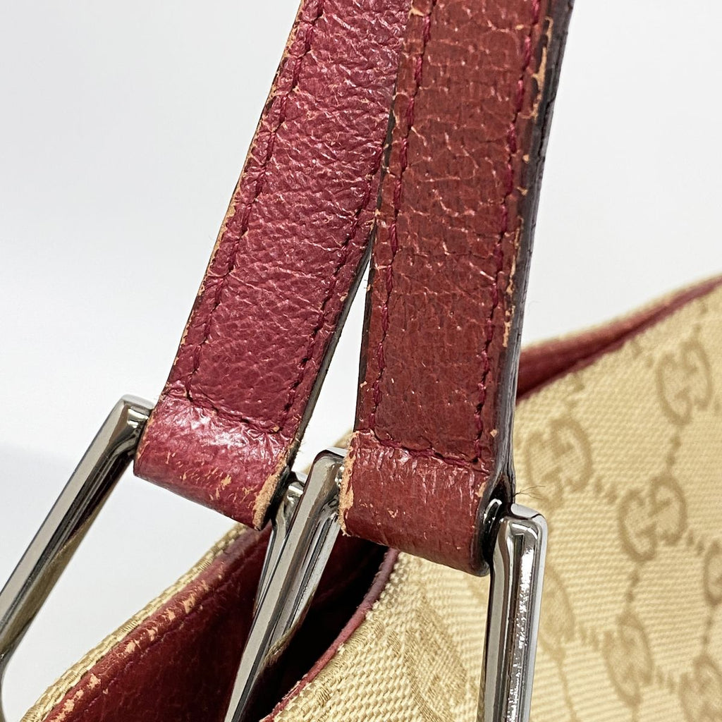 Gucci Tote Bag GG Canvas Beige Silver — view 6