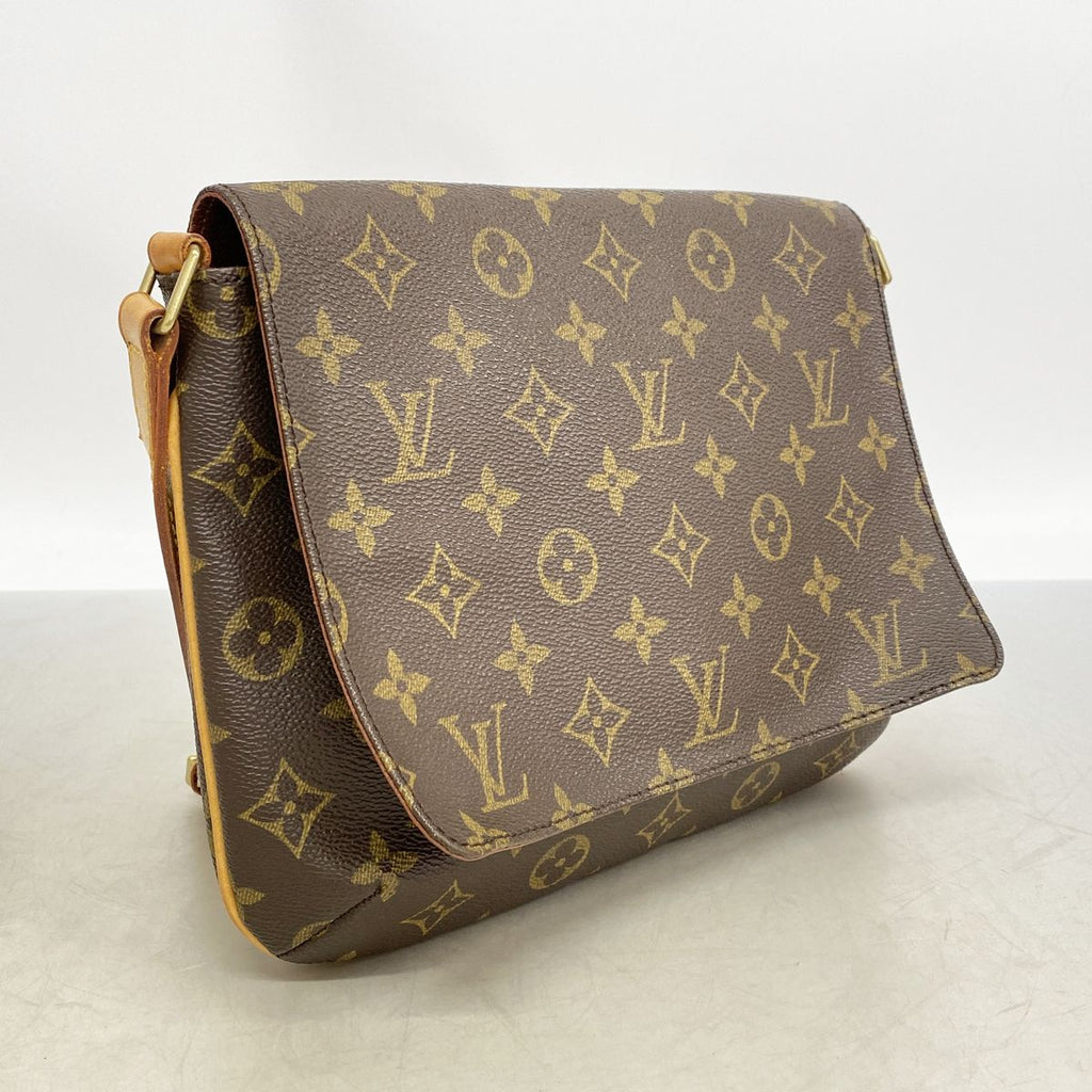 Louis Vuitton Shoulder Bag Monogram Musette Tango Short Strap Brown — view 2