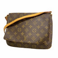 Louis Vuitton Shoulder Bag Monogram Musette Tango Short Strap Brown