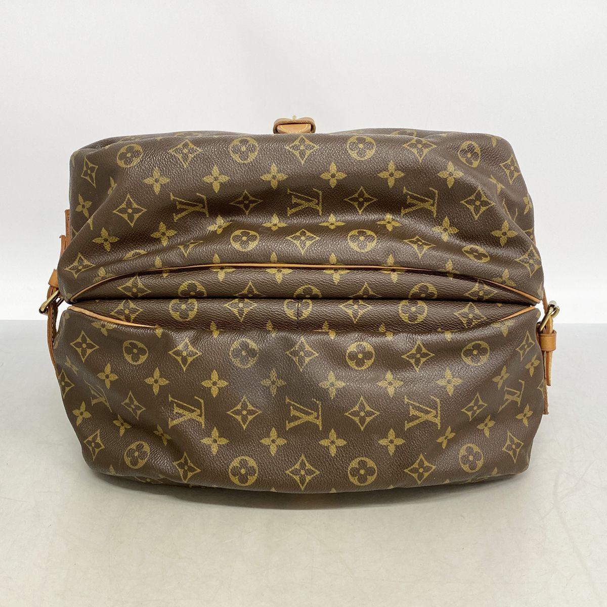 Louis Vuitton Shoulder Bag Monogram Saumur 35 Brown — view 3