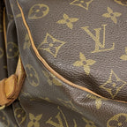 Louis Vuitton Shoulder Bag Monogram Saumur 35 Brown — view 6