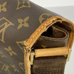 Louis Vuitton Shoulder Bag Monogram Messenger Bosfall PM Brown — view 6