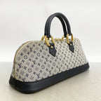 Louis Vuitton Monogram Mini Alma Long Blue Handbag — view 2