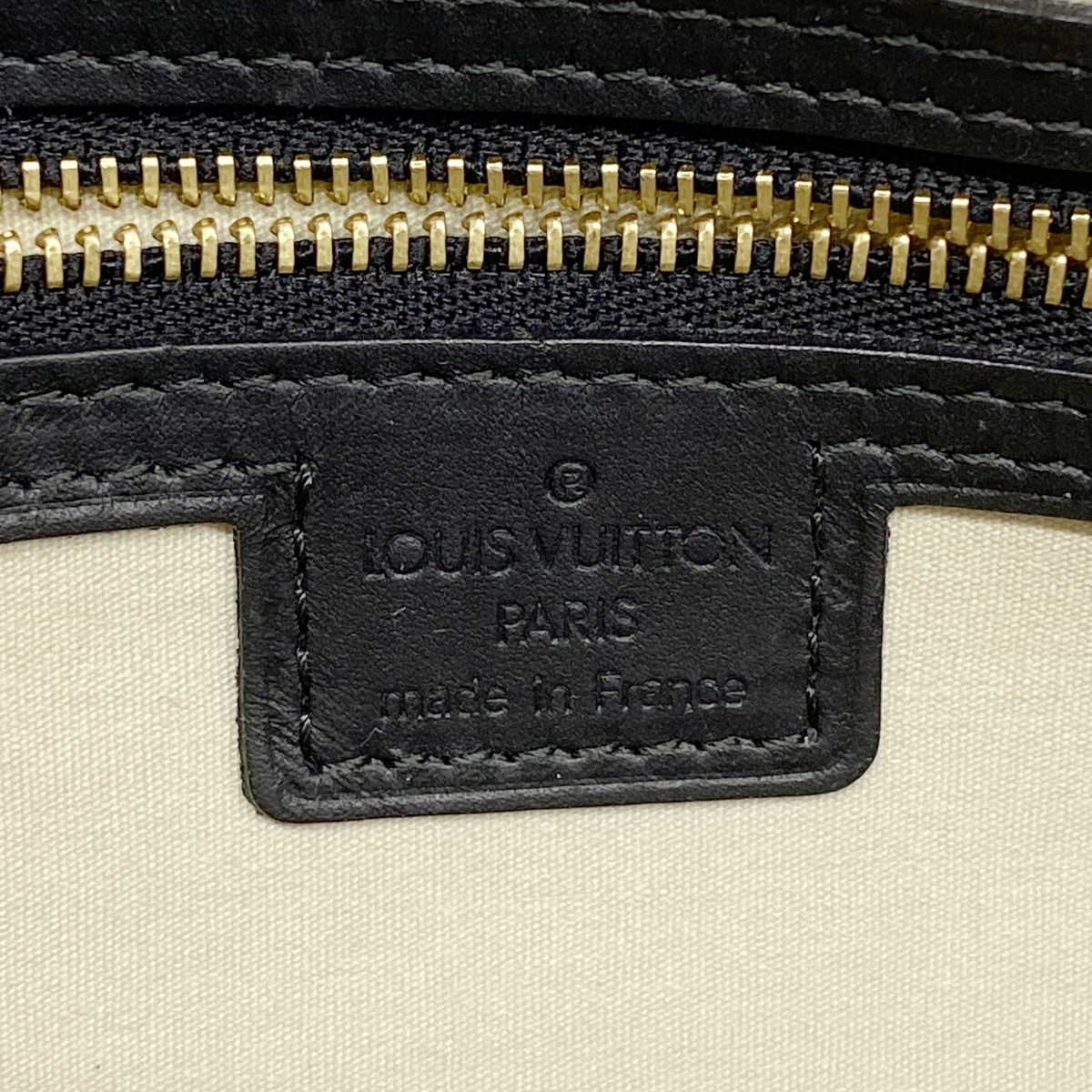 Louis Vuitton Monogram Mini Alma Long Blue Handbag — view 5