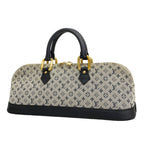 Louis Vuitton Monogram Mini Alma Long Blue Handbag