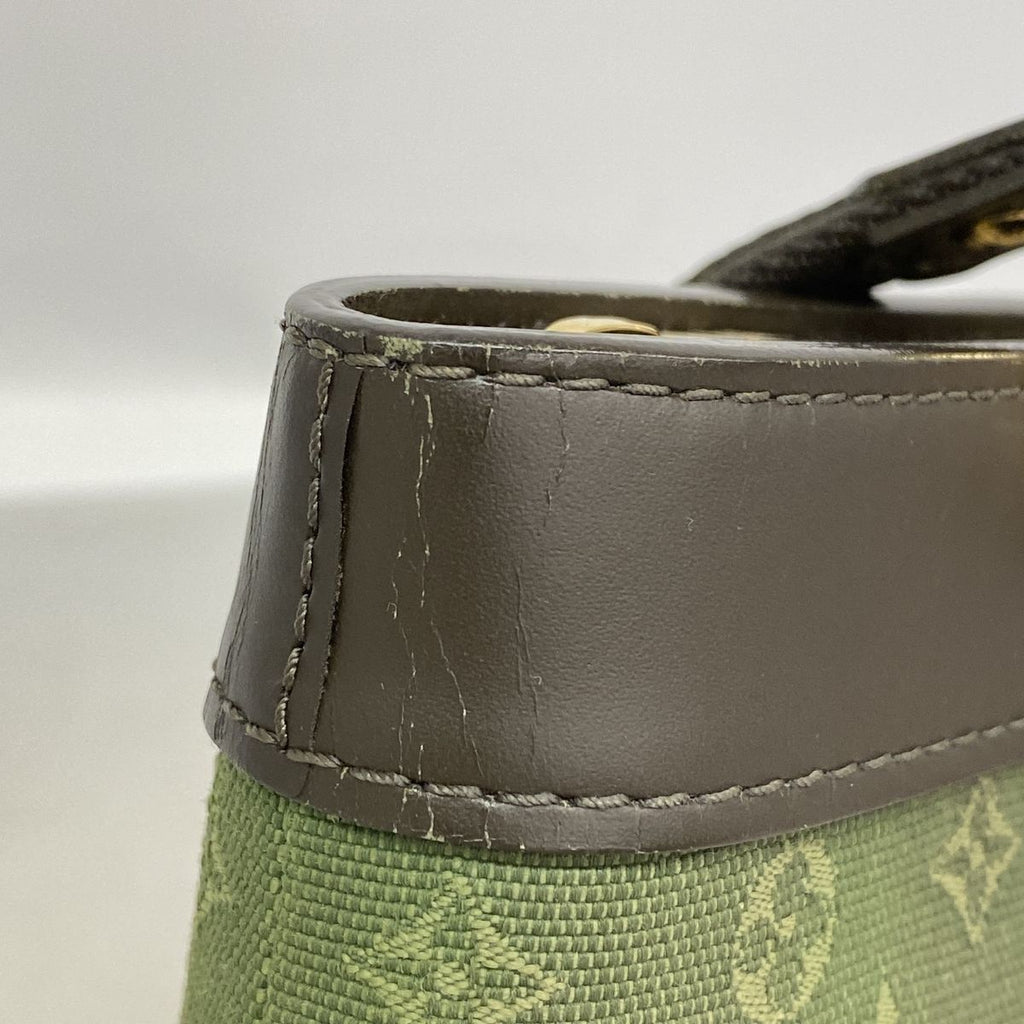 Louis Vuitton Monogram Mini Lucille PM Khaki Handbag — view 7