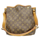 Louis Vuitton Shoulder Bag Monogram Petit Noe Brown