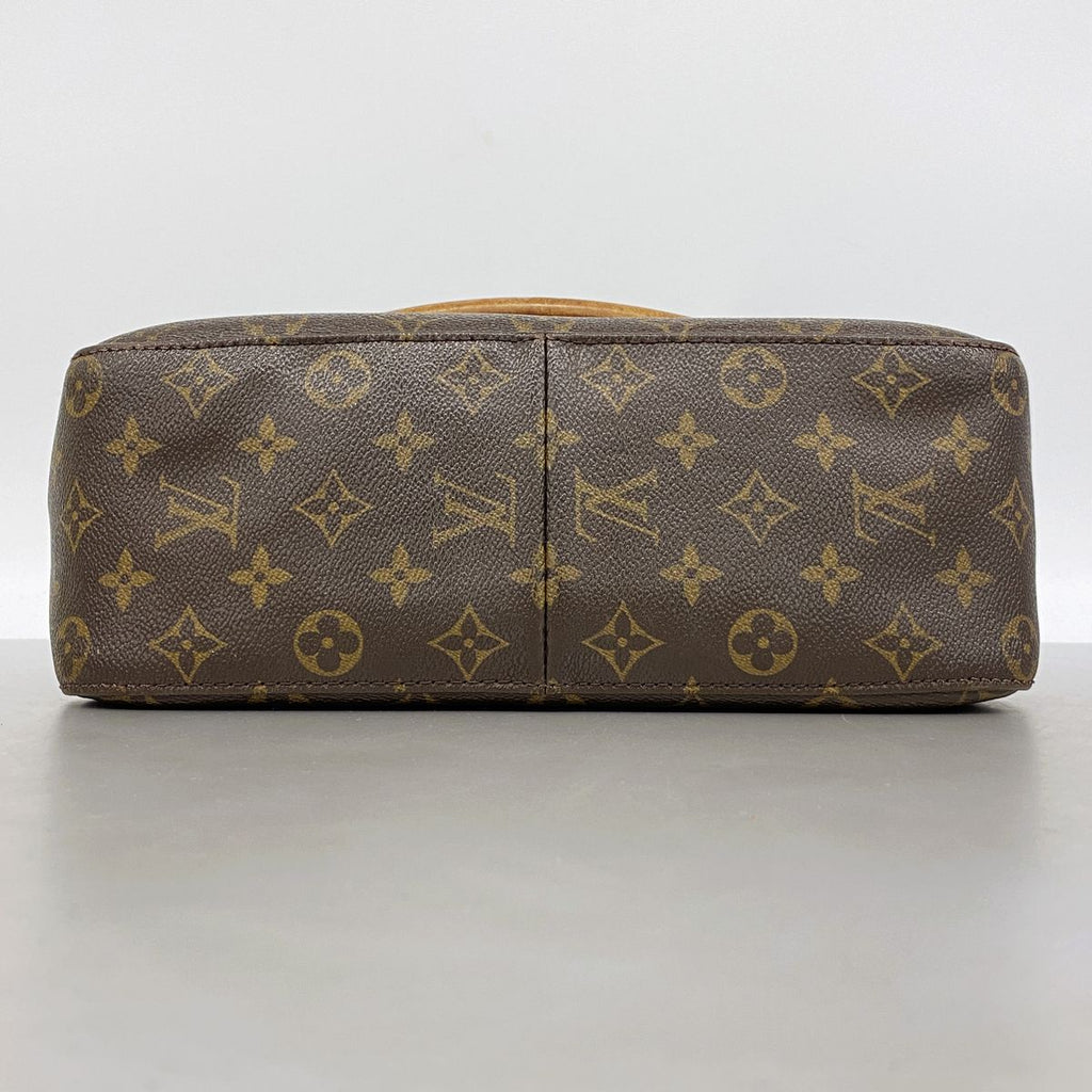 Louis Vuitton Shoulder Bag Monogram Looping GM Brown — view 3