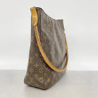Louis Vuitton Shoulder Bag Monogram Looping GM Brown — view 2