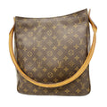 Louis Vuitton Shoulder Bag Monogram Looping GM Brown