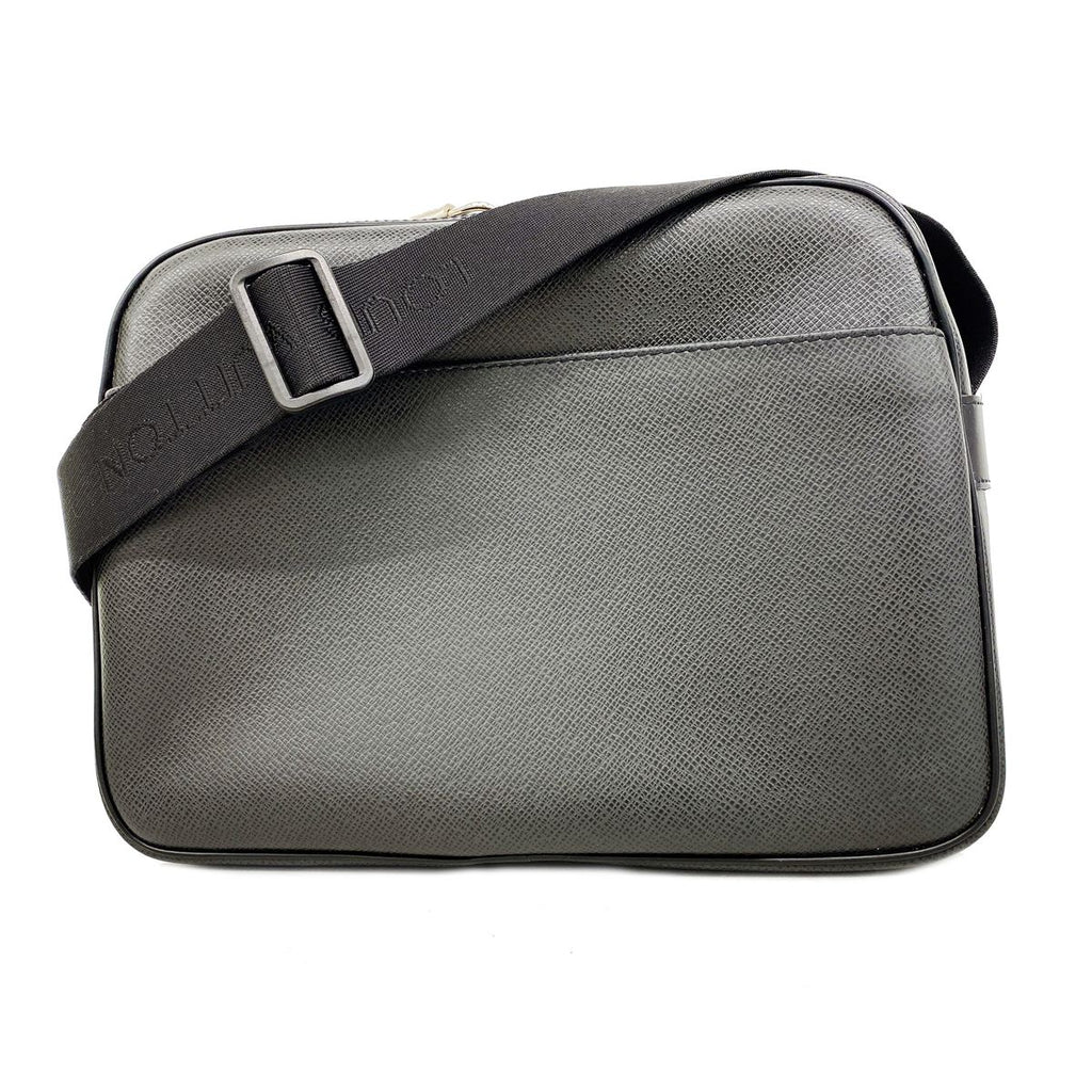 Louis Vuitton Shoulder Bag Taiga Reporter Ardoise