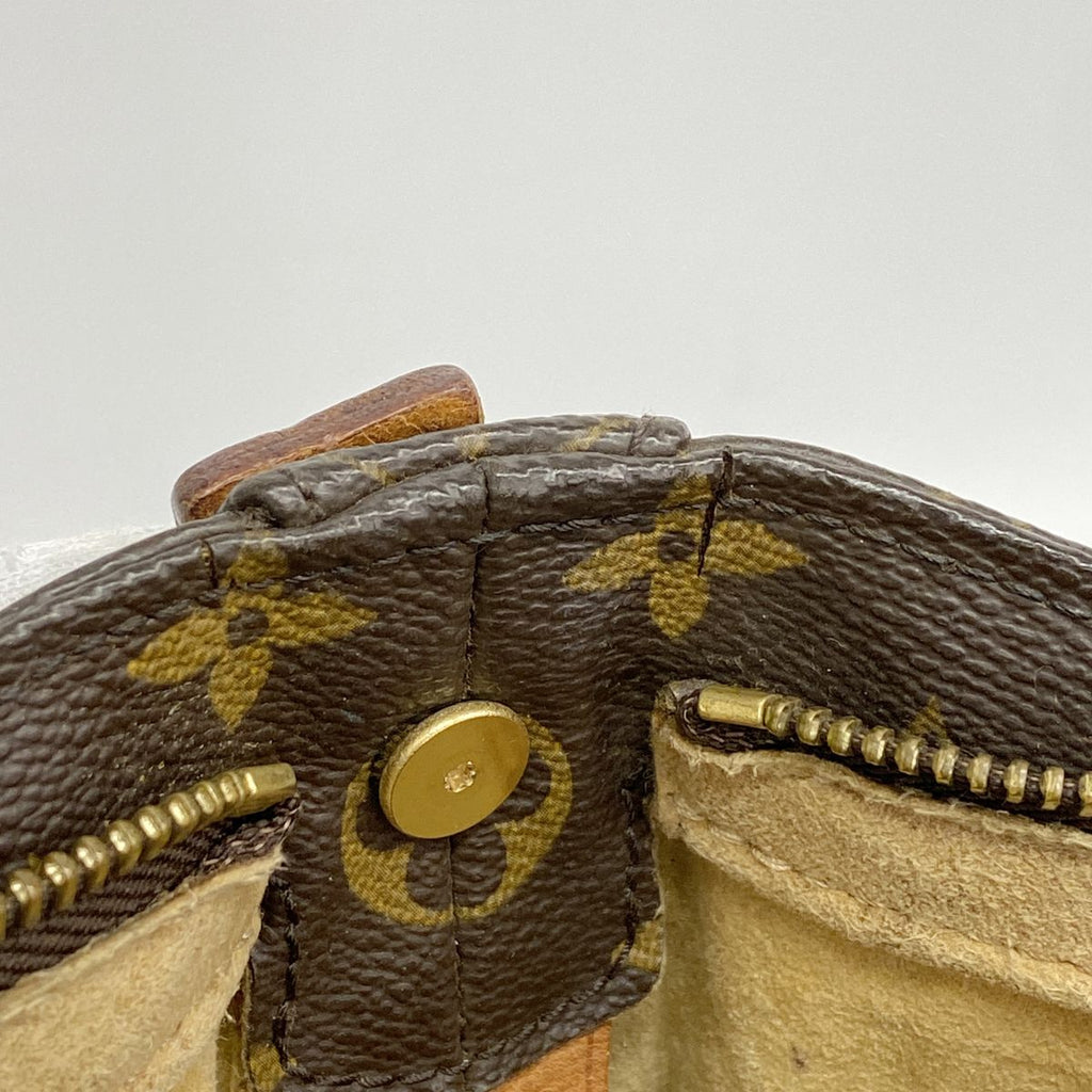 Louis Vuitton Shoulder Bag Monogram Looping GM Brown — view 7