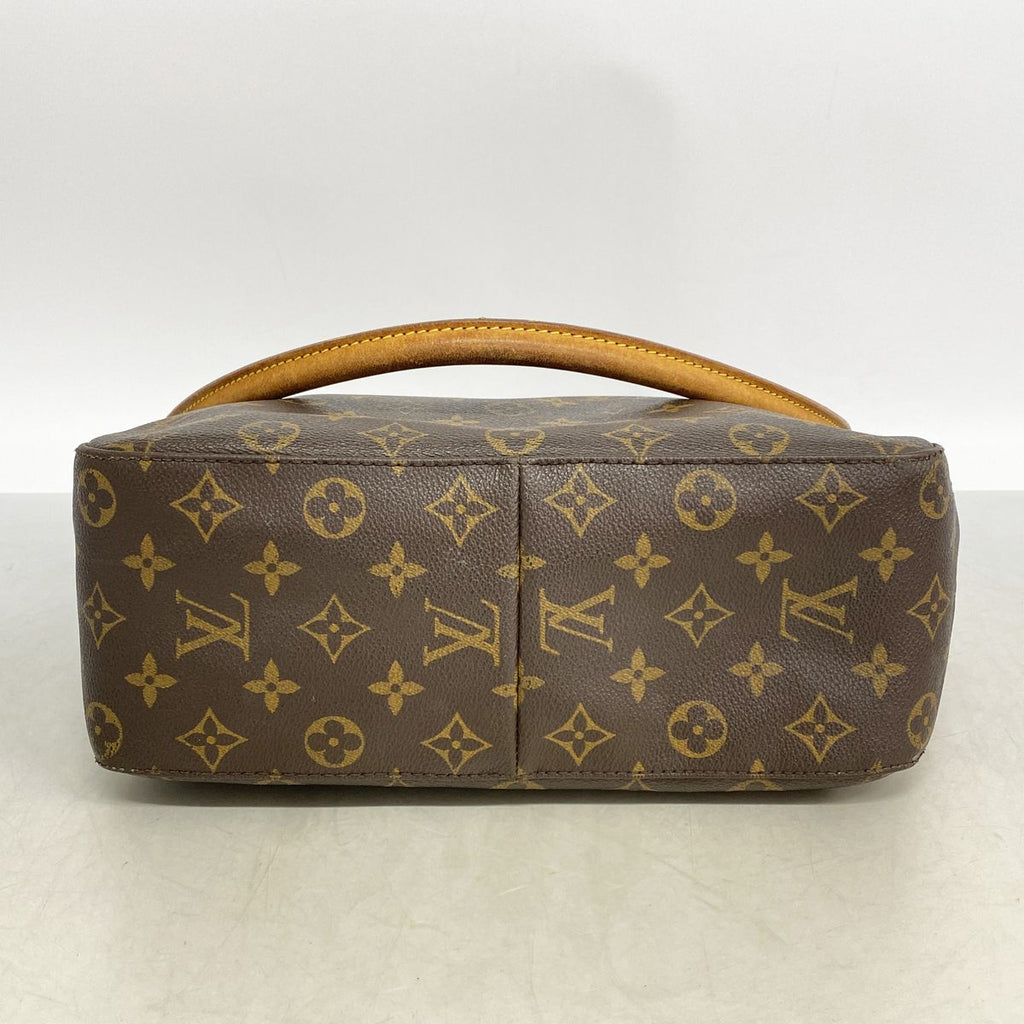 Louis Vuitton Shoulder Bag Monogram Looping GM Brown — view 3