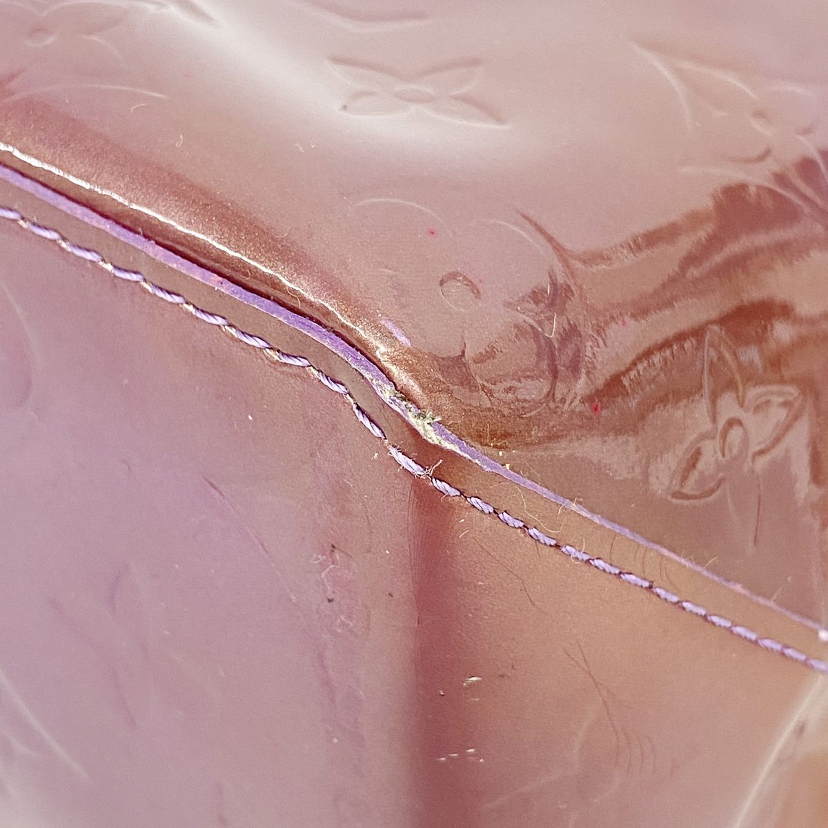 Louis Vuitton Tote Bag Vernis Reed MM Viole — view 6