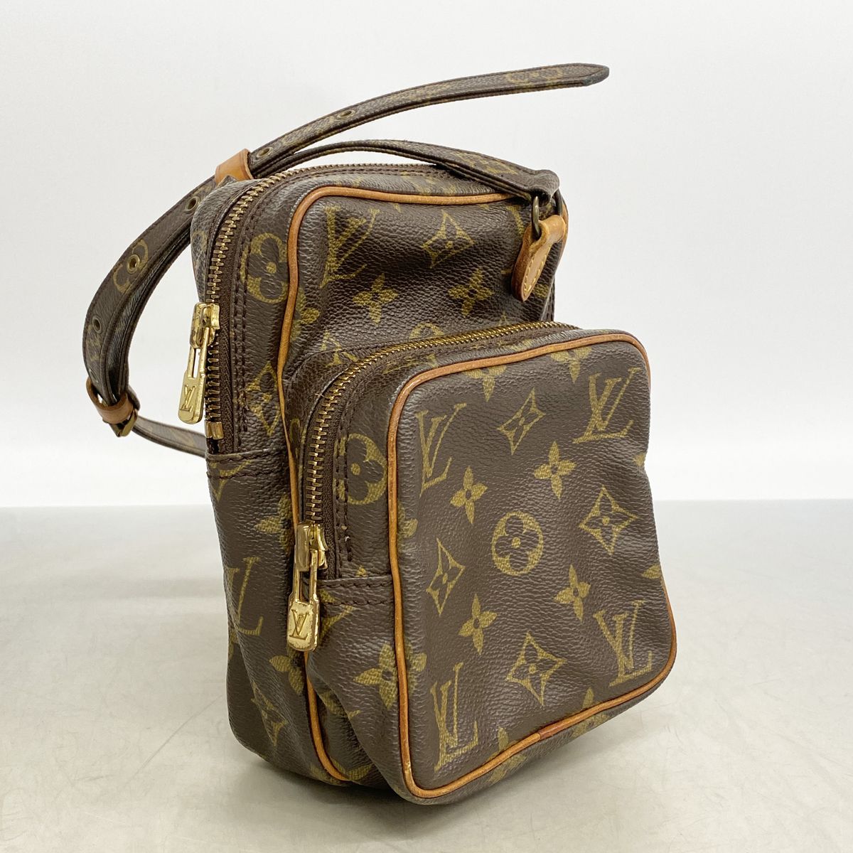 Louis Vuitton Shoulder Bag Monogram Mini Amazon Brown — view 2