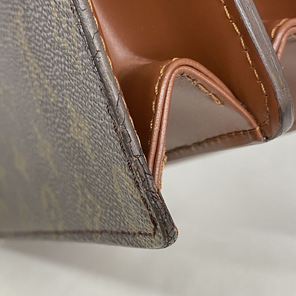 Louis Vuitton Monogram Concorde Brown Handbag — view 6