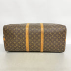 Louis Vuitton Boston Bag Monogram Keepall Bandouliere 55 Brown — view 3