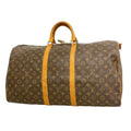 Louis Vuitton Boston Bag Monogram Keepall Bandouliere 55 Brown