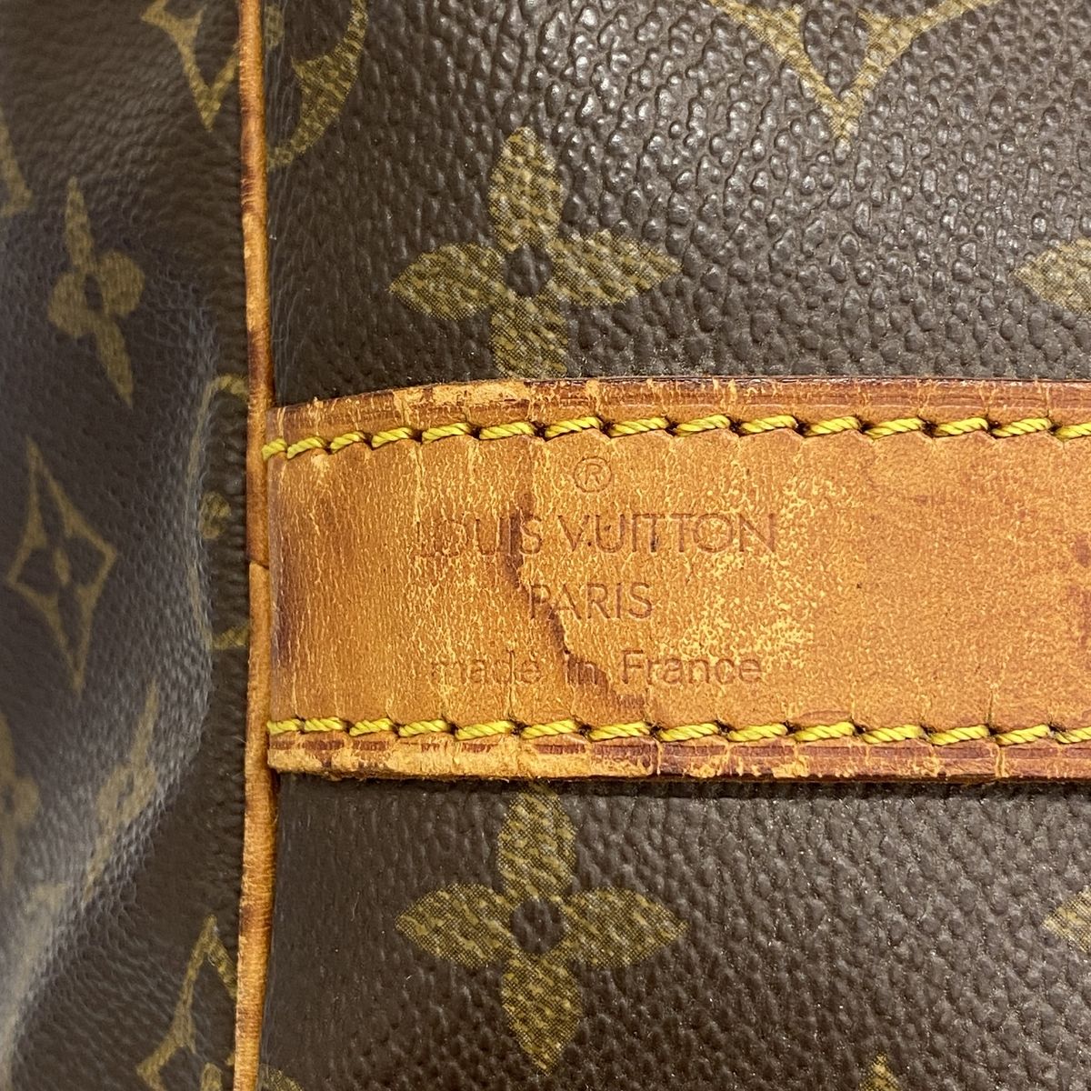 Louis Vuitton Boston Bag Monogram Keepall Bandouliere 55 Brown — view 5