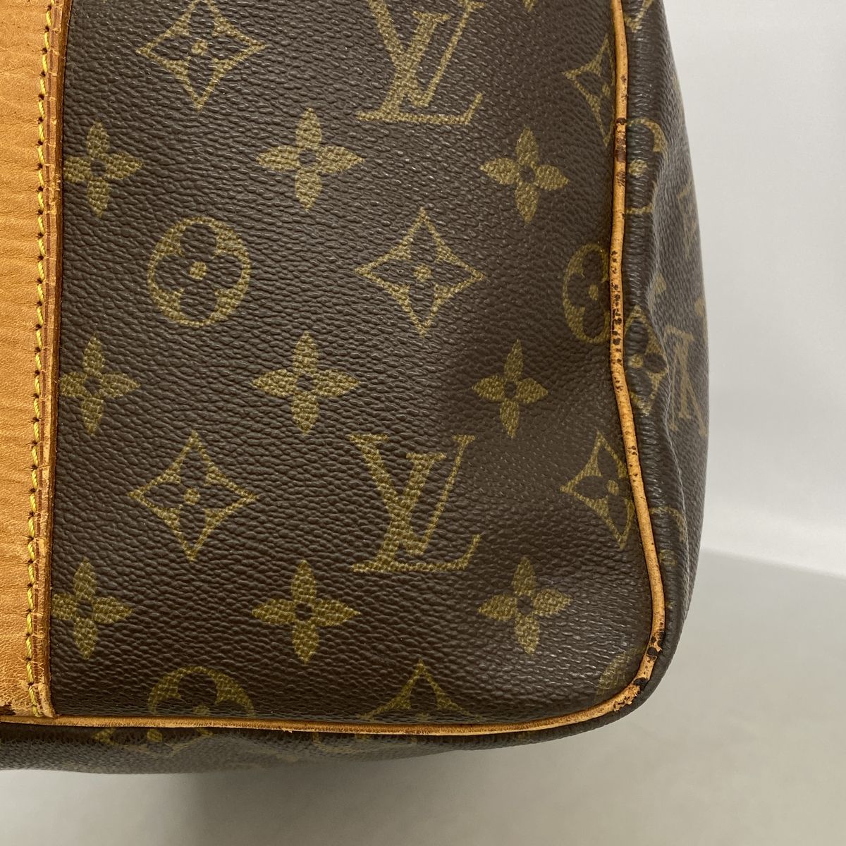 Louis Vuitton Boston Bag Monogram Keepall Bandouliere 55 Brown — view 6
