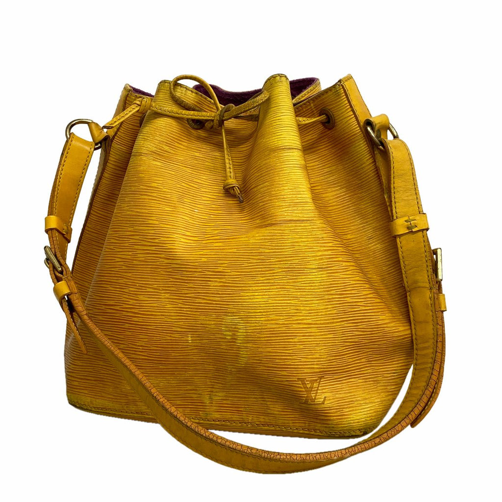 Louis Vuitton Shoulder Bag Epi Petit Noe Jaune