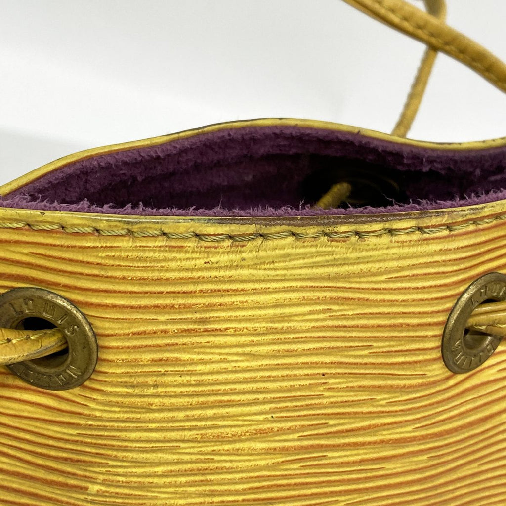 Louis Vuitton Shoulder Bag Epi Petit Noe Jaune — view 7