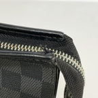 Louis Vuitton Clutch Damier Graphite Pochette Voyage MM Black Gray — view 6