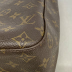 Louis Vuitton Shoulder Bag Monogram Looping GM Brown — view 6