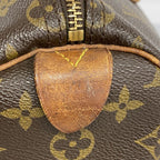 Louis Vuitton Monogram Speedy 35 Brown Handbag — view 5