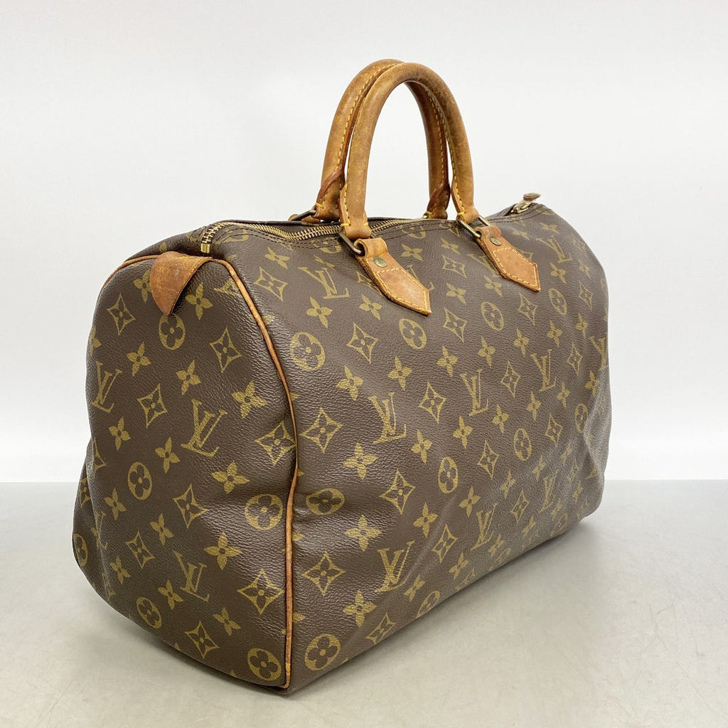Louis Vuitton Monogram Speedy 35 Brown Handbag — view 2