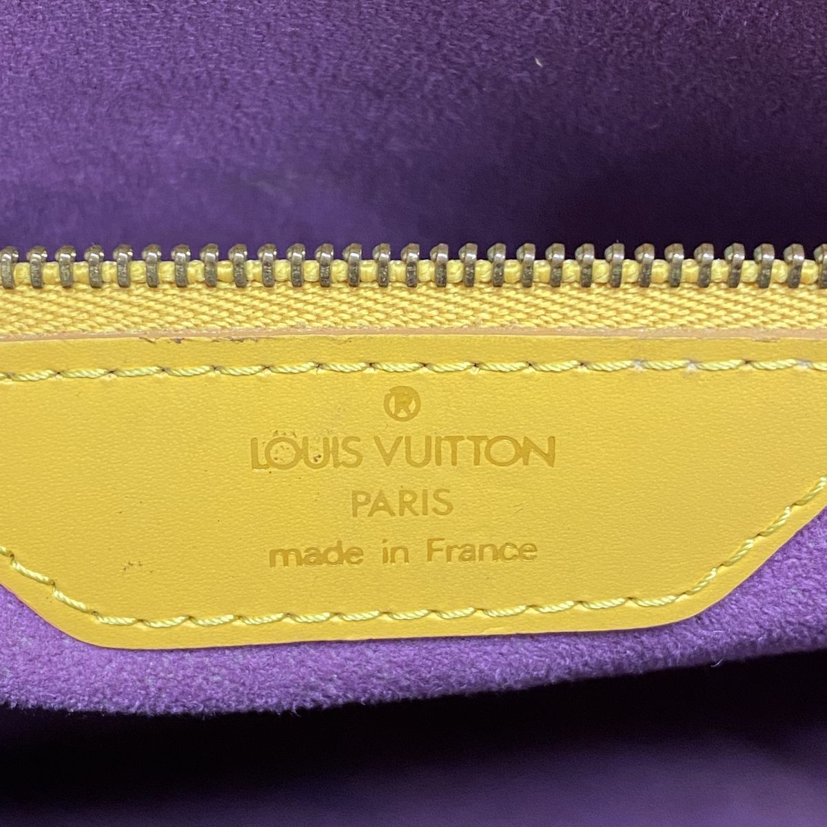Louis Vuitton Shoulder Bag Epi Saint Jacques Shopping Jaune — view 5