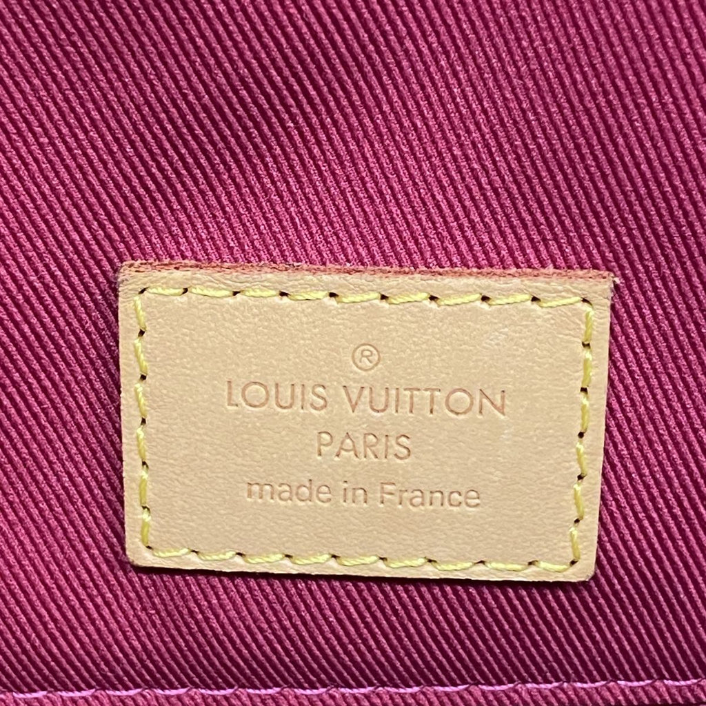 Louis Vuitton Shoulder Bag Monogram Gray Souffle PM Pivoine — view 5