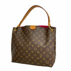 Louis Vuitton Shoulder Bag Monogram Gray Souffle PM Pivoine