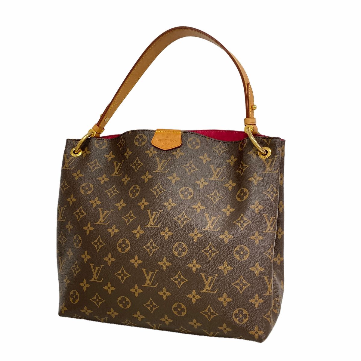 Louis Vuitton Shoulder Bag Monogram Gray Souffle PM Pivoine