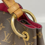 Louis Vuitton Shoulder Bag Monogram Gray Souffle PM Pivoine — view 7
