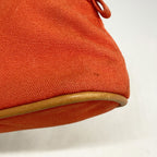 Hermes Pouch Bolide Canvas Orange Silver — view 6