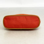 Hermes Pouch Bolide Canvas Orange Silver — view 3