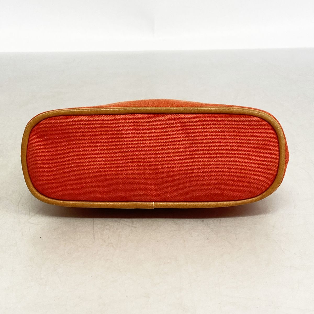 Hermes Pouch Bolide Canvas Orange Silver — view 3