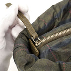 Chanel Coco Cocoon Nylon Khaki Silver Handbag — view 7