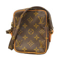 Louis Vuitton Shoulder Bag Monogram Mini Danube Brown