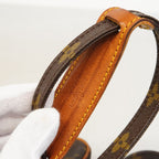 Louis Vuitton Shoulder Bag Monogram Mini Danube Brown — view 8