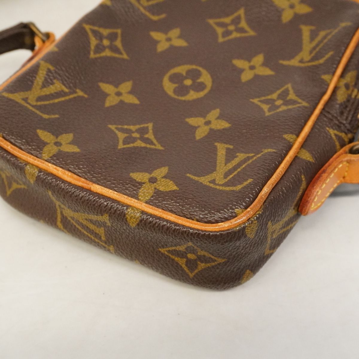 Louis Vuitton Shoulder Bag Monogram Mini Danube Brown — view 6