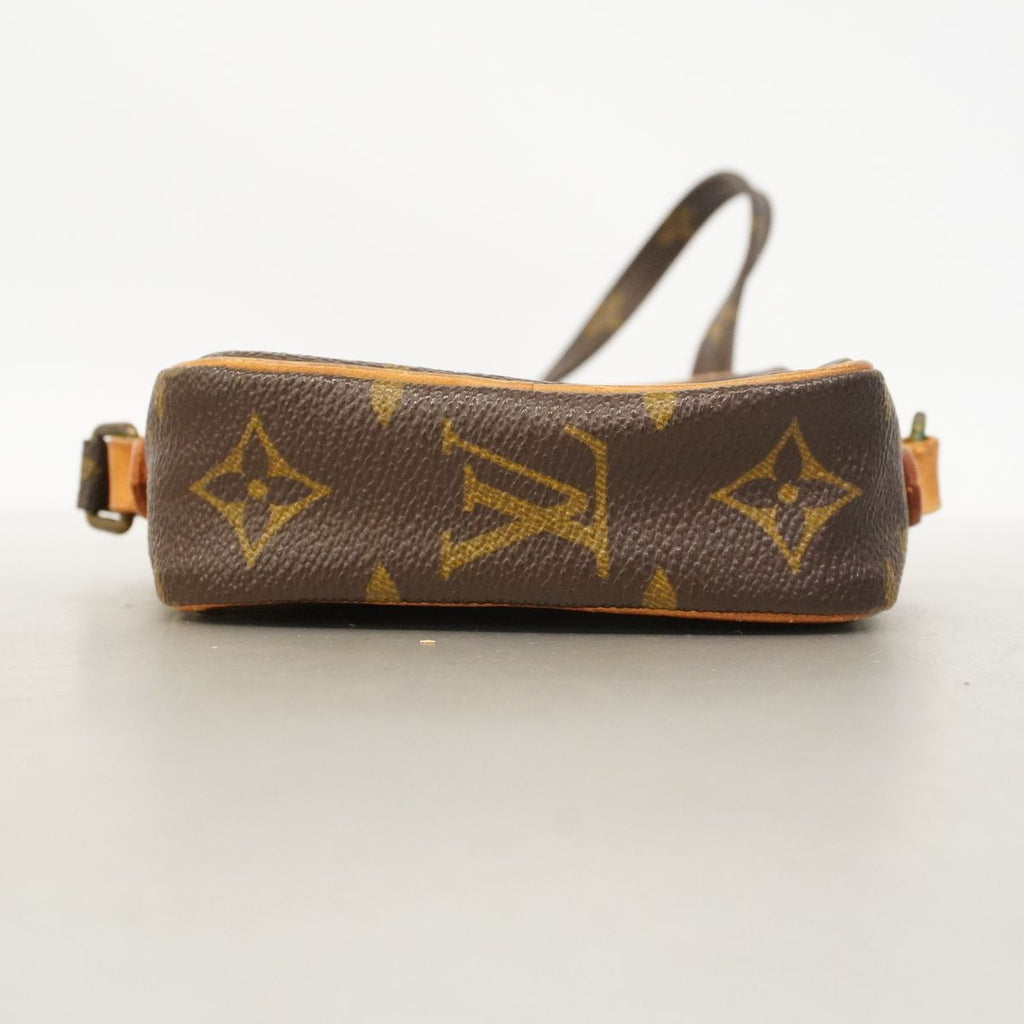 Louis Vuitton Shoulder Bag Monogram Mini Danube Brown — view 3