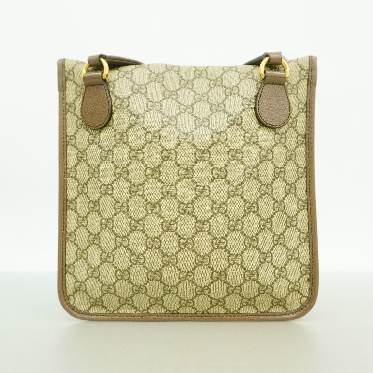 Gucci Shoulder Bag GG Supreme Beige Gold — view 8
