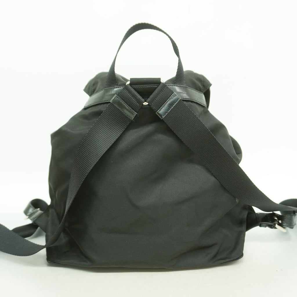 Prada Backpack Nylon Black Silver — view 8