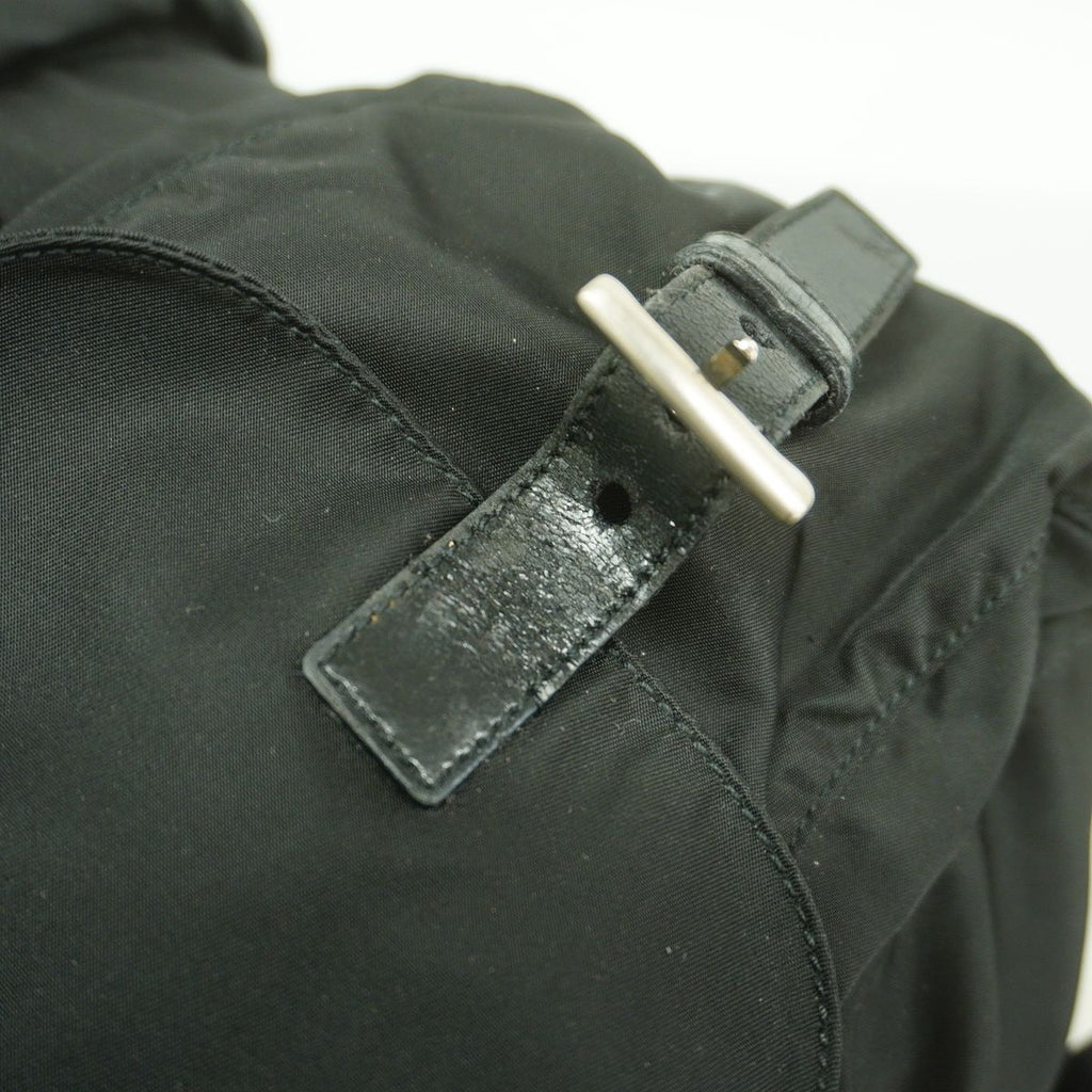 Prada Backpack Nylon Black Silver — view 7