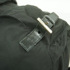 Prada Backpack Nylon Black Silver — view 7