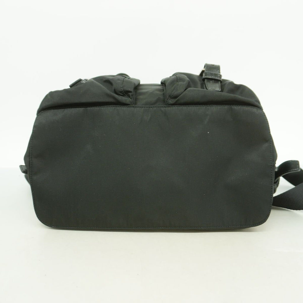 Prada Backpack Nylon Black Silver — view 3