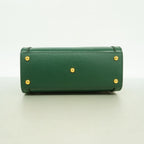 Gucci Bamboo Leather Green Gold 2-Way Bag — view 3