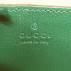 Gucci Bamboo Leather Green Gold 2-Way Bag — view 5
